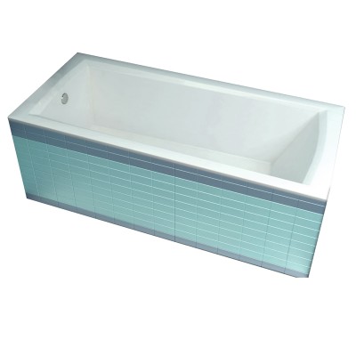 Комплект ванна Ravak Domino Plus 170x75 см, опоры, сточный комплект хpом II